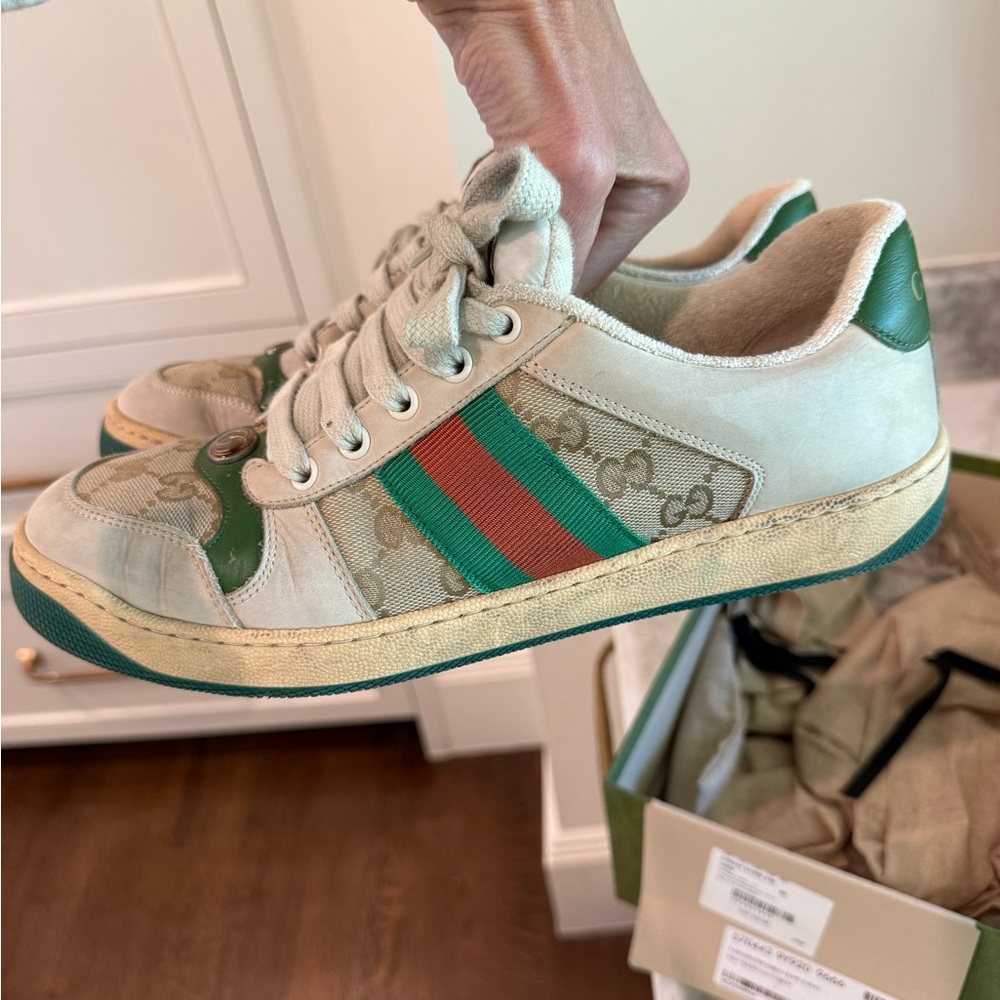 Gucci Women’s Screener Sneakers - Picture 4 of 7